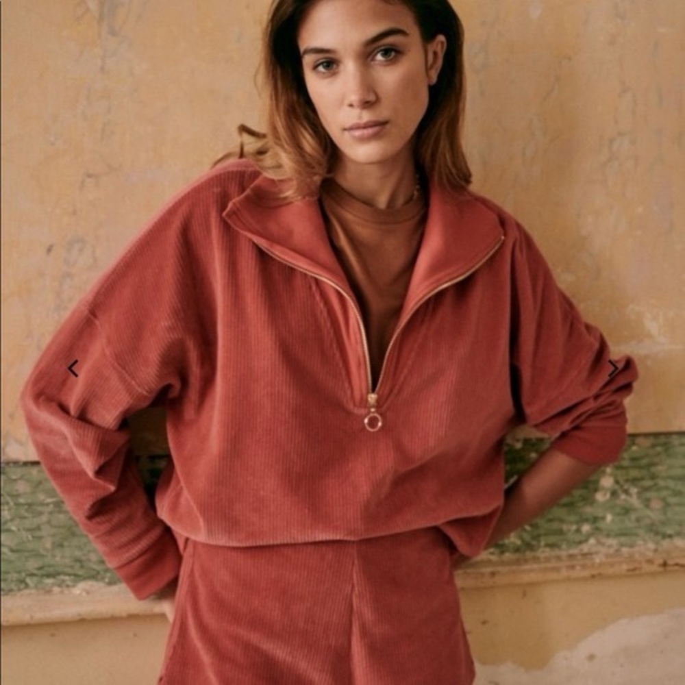 Sezane Salomé Sweatshirt Rose - Size S